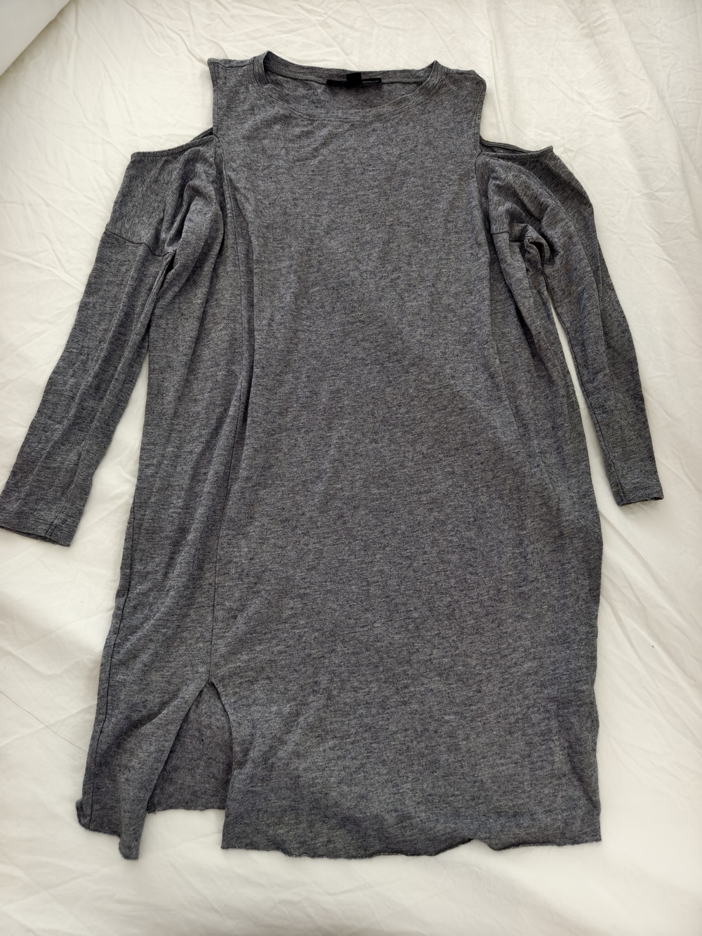 AllSaints Gray Crewneck Tee
